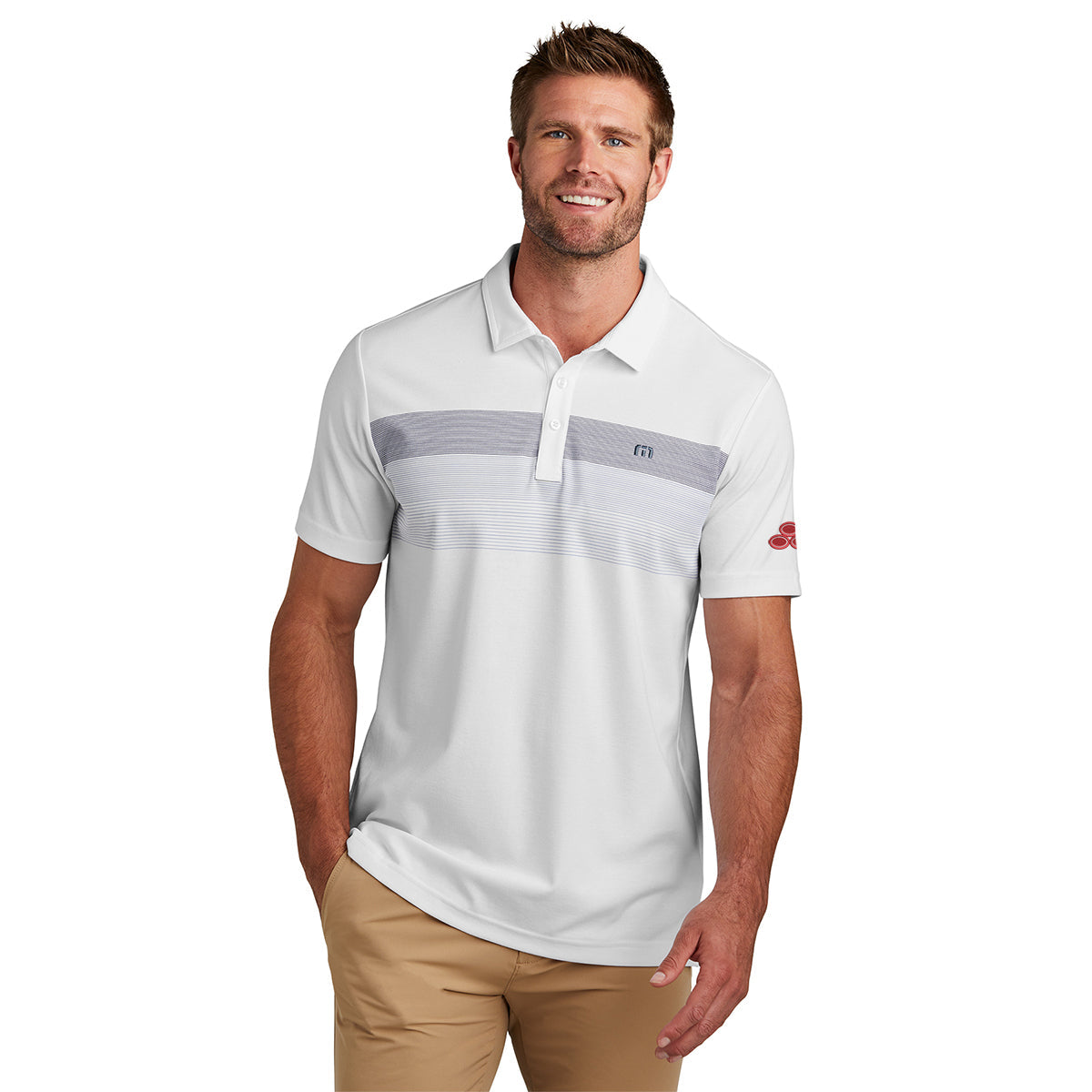 TravisMathew Coastal Chest Stripe Polo