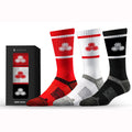 Strideline Premium Athletic Crew Socks - 3 PK