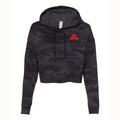 Women's Cropped Camo Hoodie