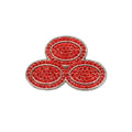 Rhinestone Ovals Lapel Pin