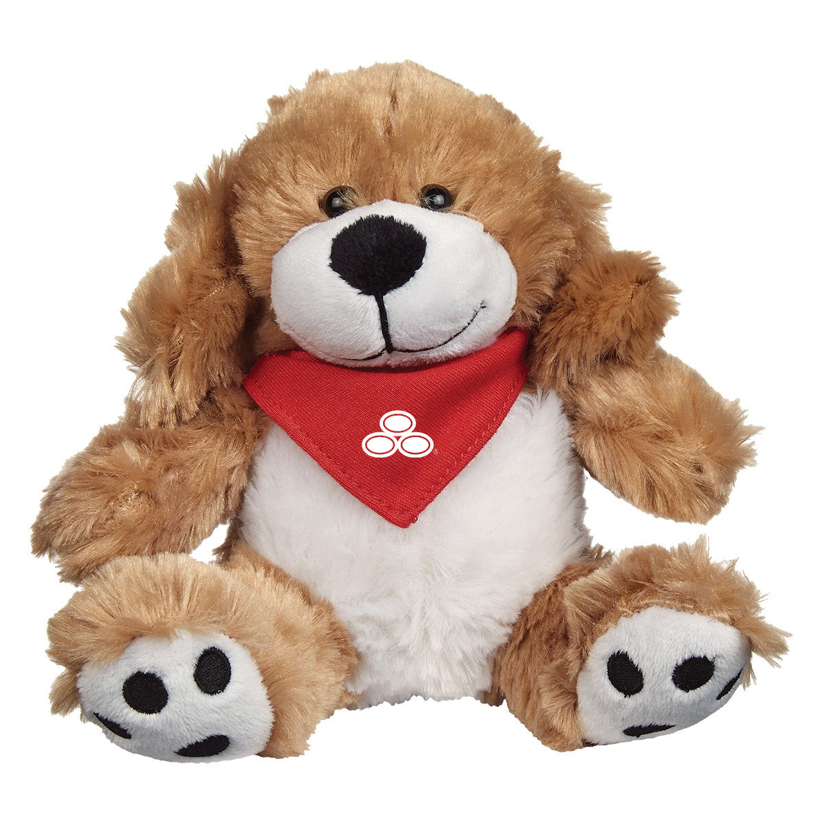 6" Plush Big Paw Dog